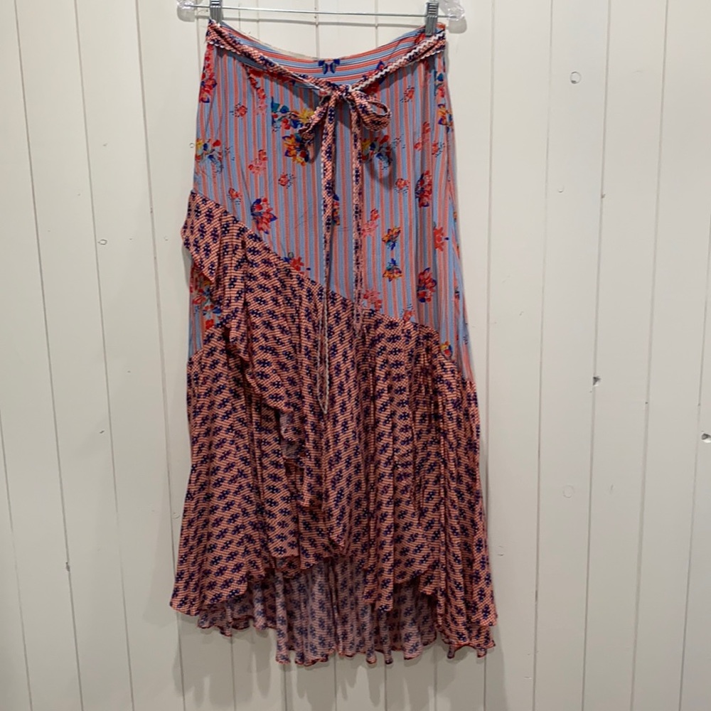 Anthropologie long, swirly skirt